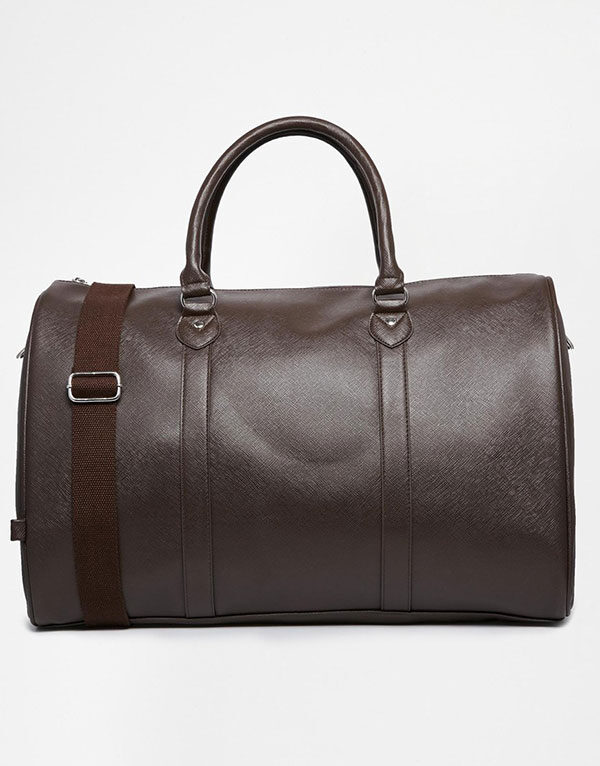 leather look holdall